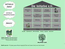Tablet Screenshot of dieinitiative.org